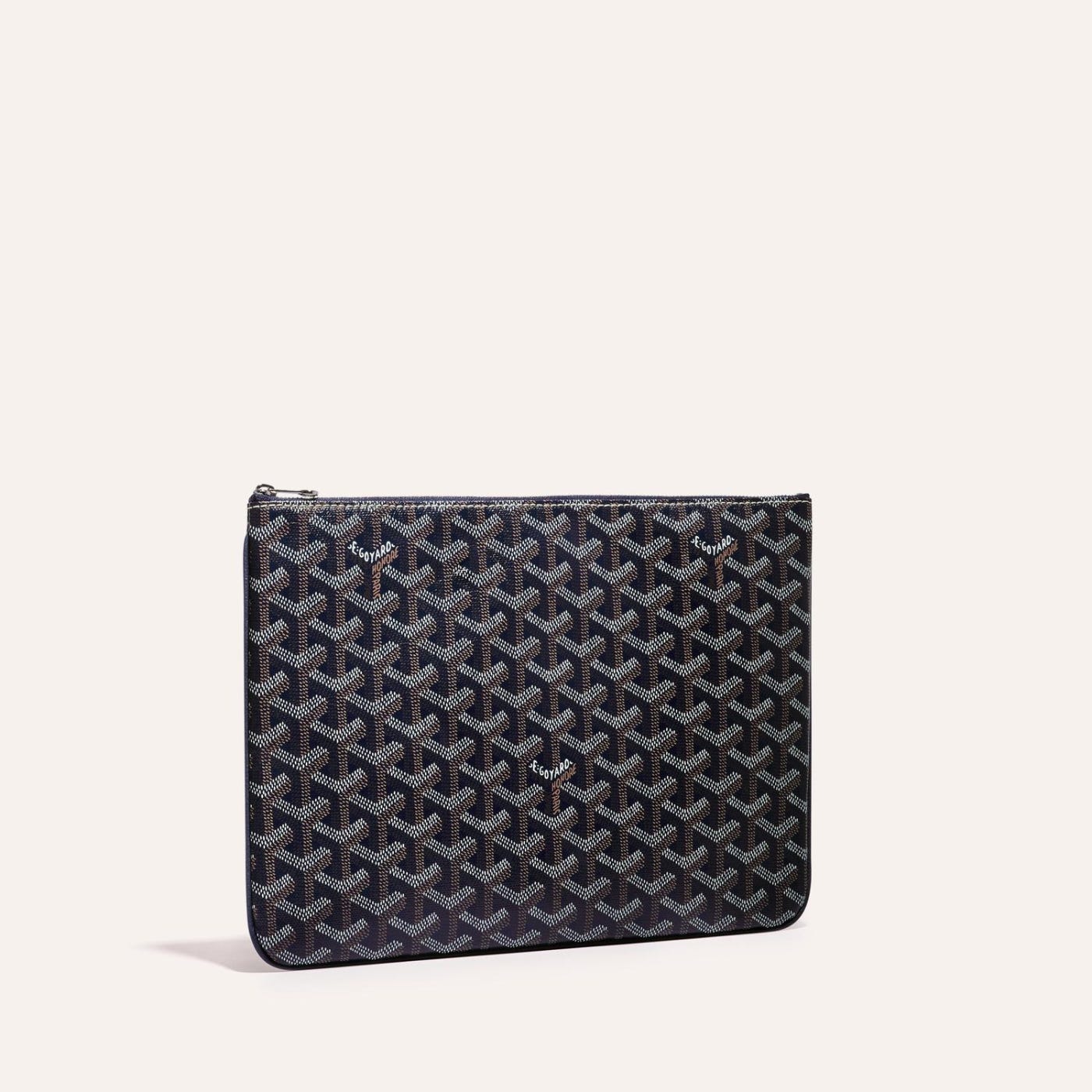 Goyard Senat MM Pouch Navy Blue - Image 1
